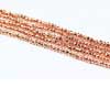 Natural New Color Copper Pyrite Faceted Beads Strand Rondelles 10 x Length is 13.5 Inches and Size is 3mm 